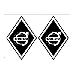 STICKERS LOSANGE VOLVO NUMÉRO 53