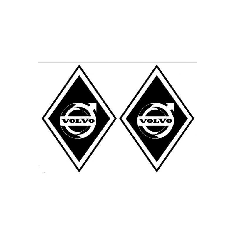 STICKERS LOSANGE VOLVO NUMÉRO 53 STICKERS LOSANGE VOLVO NUMÉRO 53