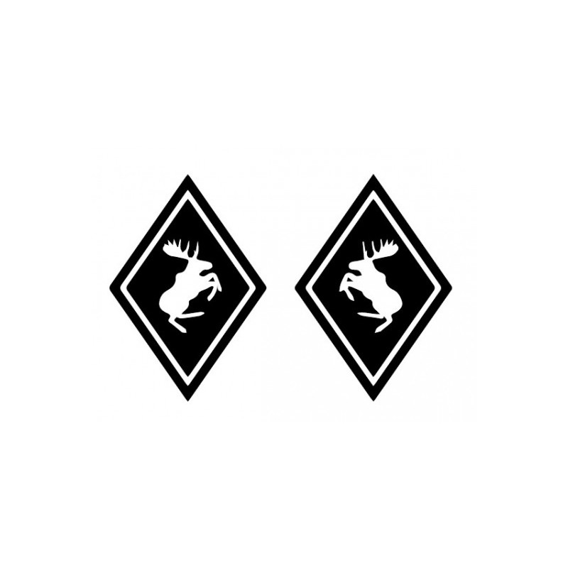 STICKERS LOSANGE VOLVO NUMÉRO 54