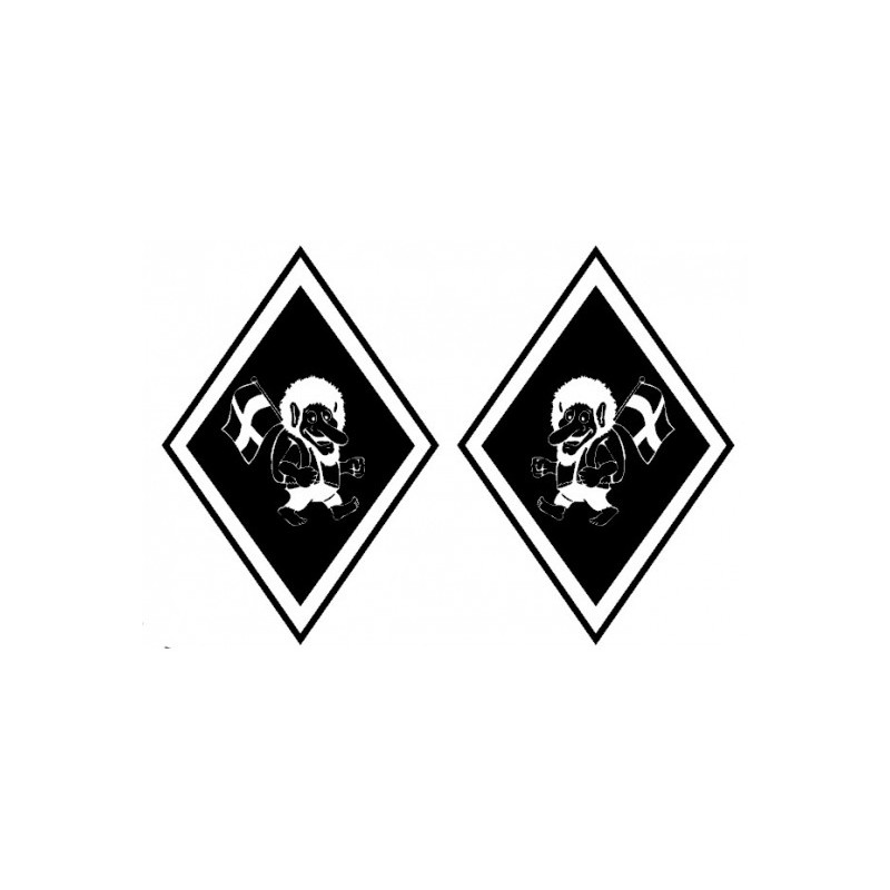 STICKERS LOSANGE TROLL NUMÉRO 57 STICKERS LOSANGE TROLL NUMÉRO 57