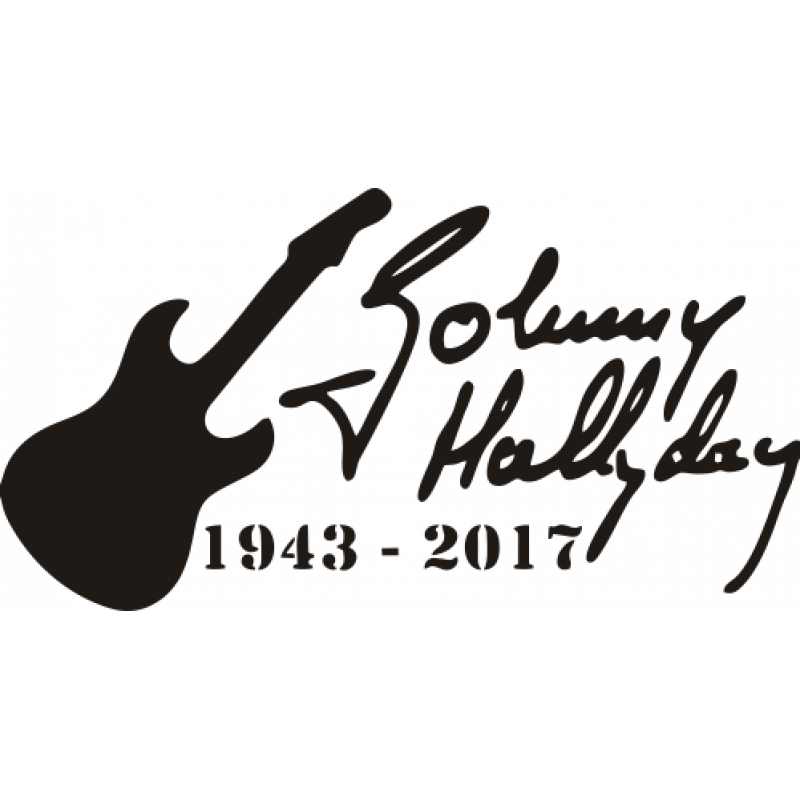 STICKERS JOHNNY HALLYDAY NUMÉRO 569 STICKERS JOHNNY HALLYDAY NUMÉRO 569