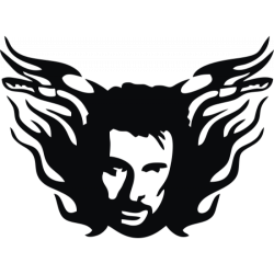 STICKERS JOHNNY HALLYDAY NUMÉRO 573