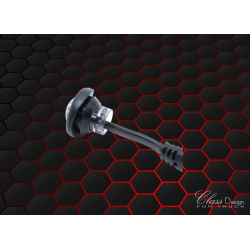 FEU ENCASTRÉ ROND Ø 28MM - VERRE TEINTÉ / ORANGE