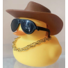 CANARD JAUNE COWBOY MARRON