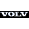 Lettrage Volvo 3D Plexiglass Blanc/Noir Illuminé