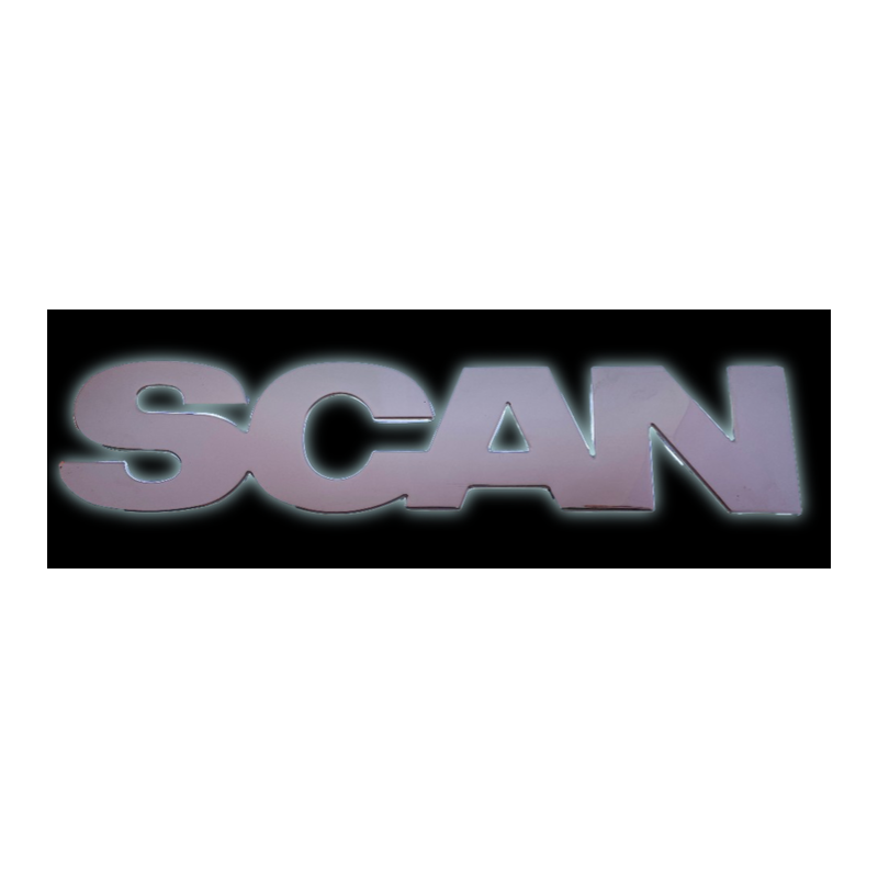 Logo Scania Inox Illuminé