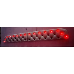 Dessous de Pare Soleil Scania Next Gen Capitonné 16 Leds Rouge