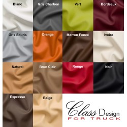 Bouton Simili Cuir Eclairé