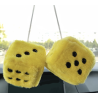 DÉS PELUCHE JAUNE