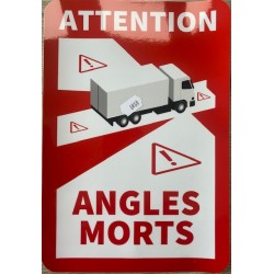 STICKER ANGLES MORTS ROUGE
