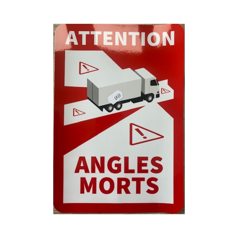 STICKER ANGLES MORTS ROUGE