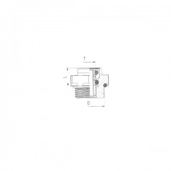 Raccord bouteille d'air M22