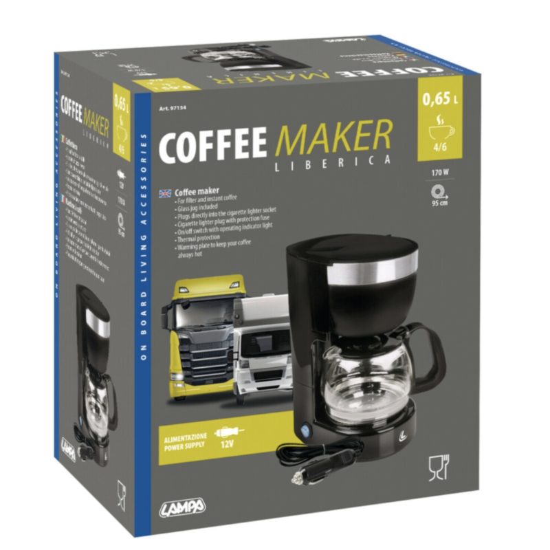 CAFETIERE LIBERICA 12V 170W 4/6 TASSES