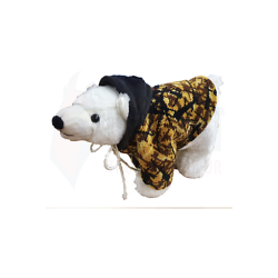 Ours Polaire Avec Manteau en Danois Jaune