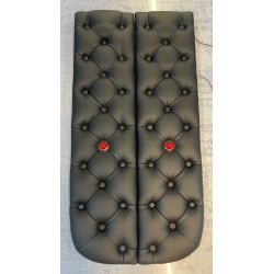 Pare Soleil capitonnés Scania NG R/S - capitonnés noir boutons noirs