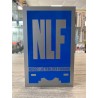 PLAQUE NLF BLEU - 12,5x20cm