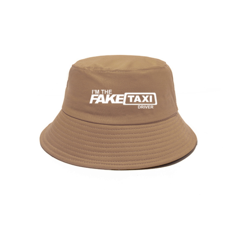 BOB I'M THE FAKETAXI DRIVER MARRON/BLANC
