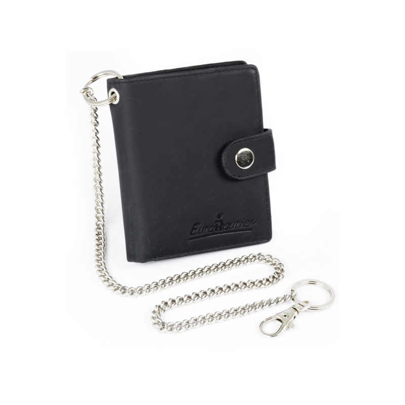 PORTE FEUILLE NOIR 11X19 CM