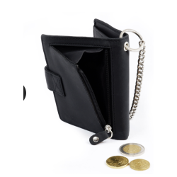 PORTE FEUILLE NOIR 11X19 CM