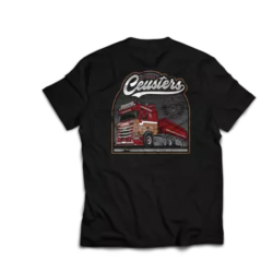 T-SHIRT - CEUSTERS - TIPPER TRUCKIN' - NOIR