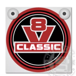 ENSEIGNE LUMINEUSE V8 ROUGE