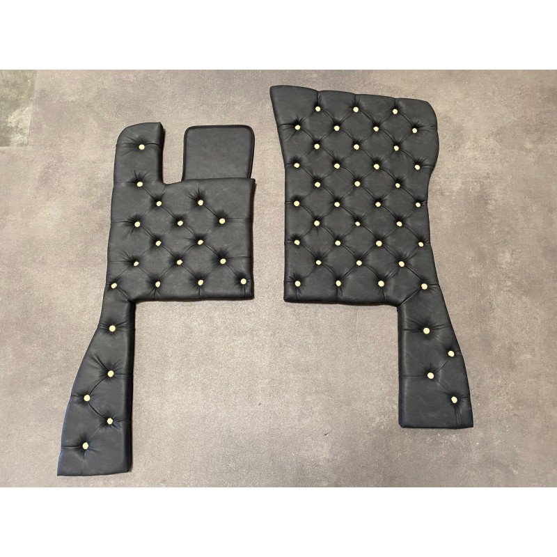 TAPIS CAPITONNÉS - SCANIA NG S - PASSAGER STRAPONTIN - NOIR/BEIGE TAPIS CAPITONNÉS - SCANIA NG S - PASSAGER STRAPONTIN - NOIR/BEIGE