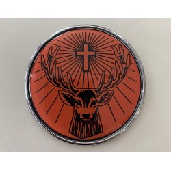EMBLEME UNIVERSEL CHROME - Ø7CM - JAGGER N°20