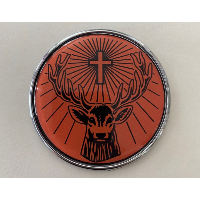 EMBLEME UNIVERSEL CHROME - Ø7CM - JAGGER N°20