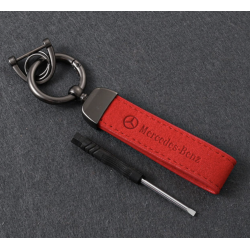 PORTE CLÉ MERCEDES ROUGE