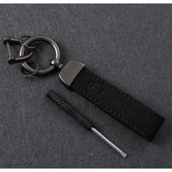 PORTE CLÉ MERCEDES NOIR