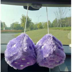DÉS PELUCHE VIOLET