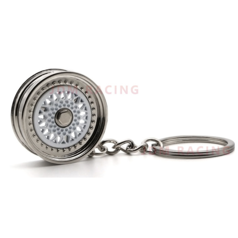 PORTE CLÉ JANTE ARGENT