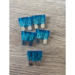 LOT DE 5 FUSIBLES 15 AMP