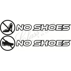 Stickers No Shoes