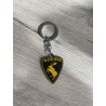 Porte clé Volvo jaune/noir