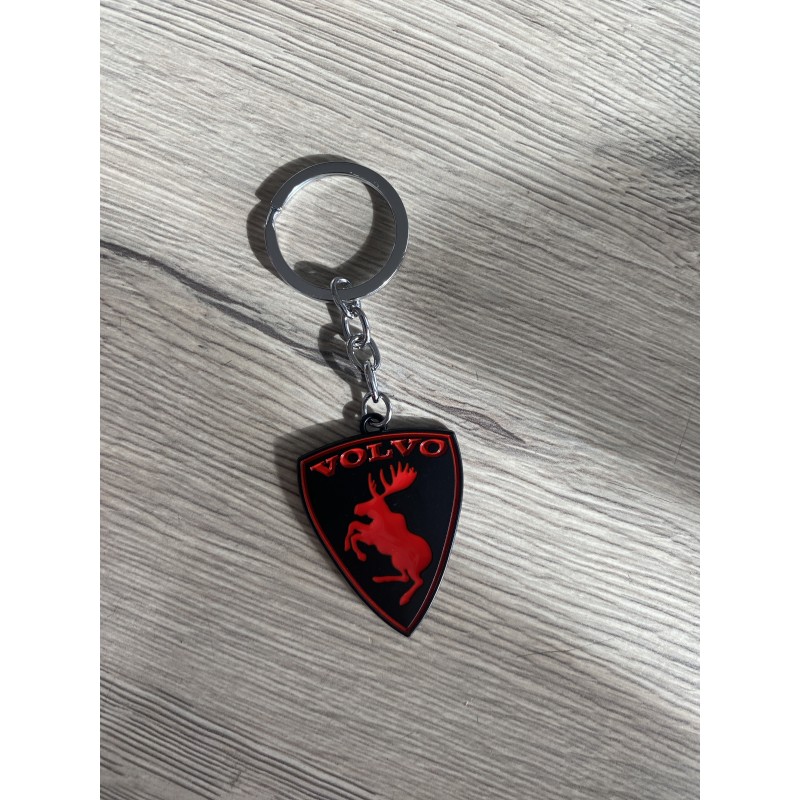Porte clé Volvo Rouge/noir Porte clé Volvo Rouge/noir