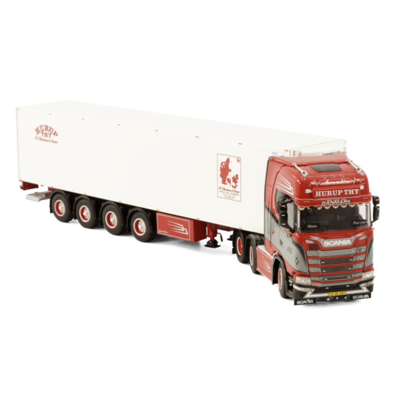 N.C. CHRISTENSEN & SONNER SCANIA S HIGHLINE CS20H 6X2 TWINSTEER REEFER TRAILER - 4 AXLE