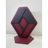 LOGO RENAULT SUR SOCLE - 19x23cm - nior/bordeaux