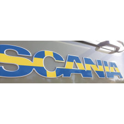 STICKERS MONOGRAMME DE CALANDRE SCANIA NG R & S - SUÈDE