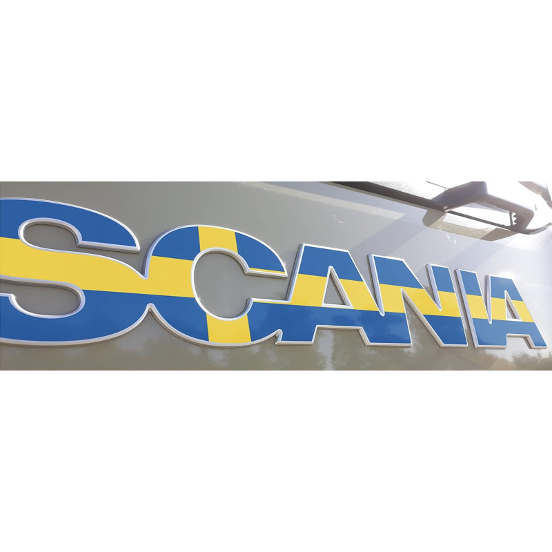STICKERS MONOGRAMME DE CALANDRE SCANIA NG R & S - SUÈDE