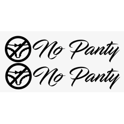 STICKERS NO PANTY