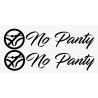 STICKERS NO PANTY