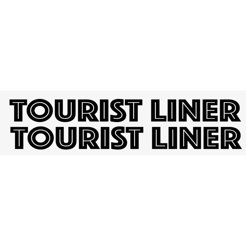 STICKERS TOURIST LINER STICKERS TOURIST LINER