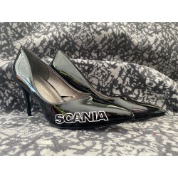 Escarpins Pointus Scania Vabis noir/blanc T.38