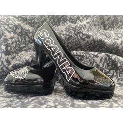 Escarpins Scania Vabis noir/blanc T.38