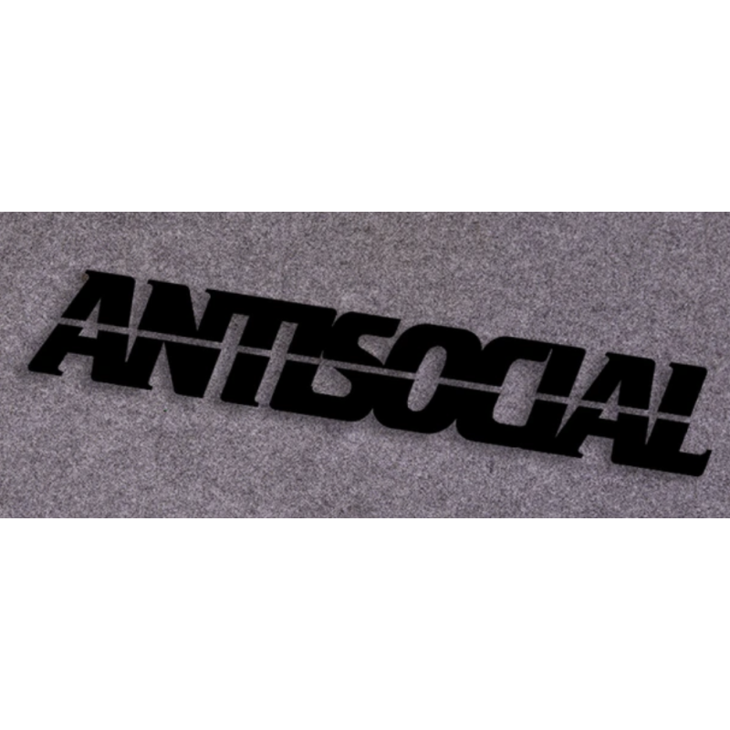 STICKERS ANTISOCIAL NOIR