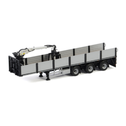 PREMIUM LINE BRICK TRAILER BLACK - 3 AXLE