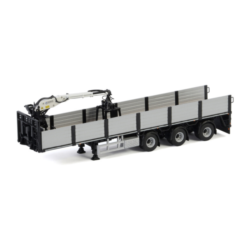 PREMIUM LINE BRICK TRAILER BLACK - 3 AXLE