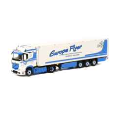 EUROPE FLYER MERCEDES-BENZ ACTROS MP4 GIGA SPACE 4X2 THERMOKING REEFER TRAILER - 3 AXLE