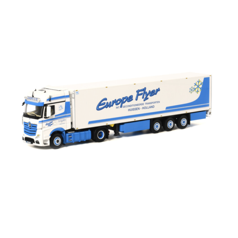 EUROPE FLYER MERCEDES-BENZ ACTROS MP4 GIGA SPACE 4X2 THERMOKING REEFER TRAILER - 3 AXLE